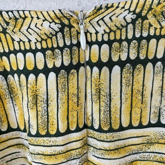 Chaus Short Sleeve Collarless Button Down Shirt and Matching Skirt EUC - Picture 11 of 12